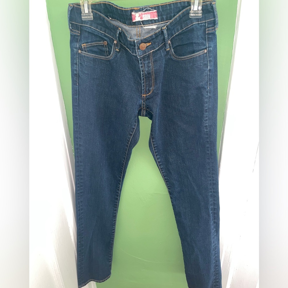 Skinny leg denim
